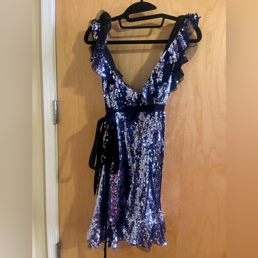 Purple sequin Free People dress